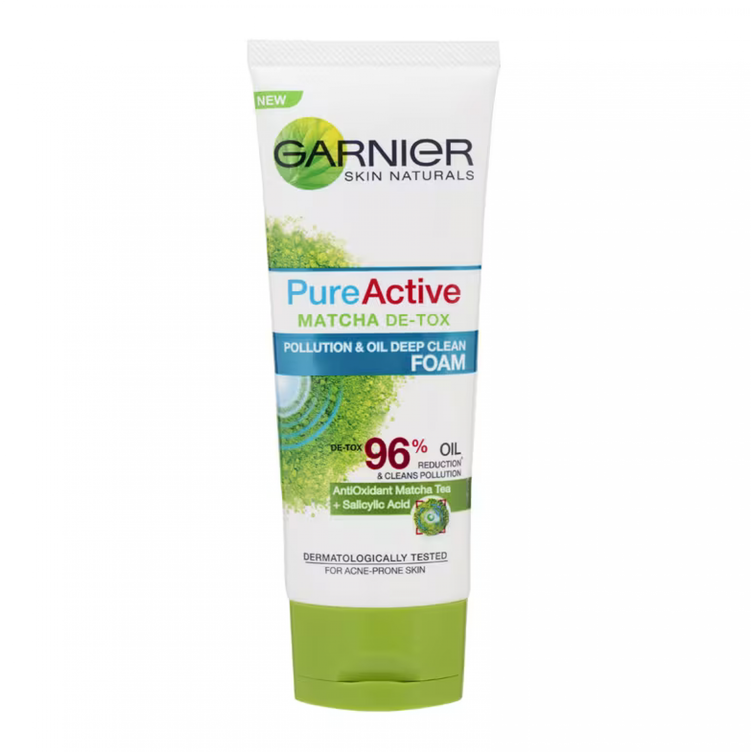 Garnier Pure Active Matcha Detox Facial Foam 100ml.