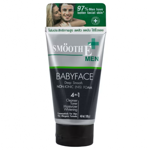 Smooth E Ideal Skin for Men Facial Foam 4.2oz.