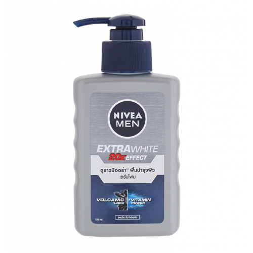 Nivea Men Serum Mud Foam Extra White 100ml.