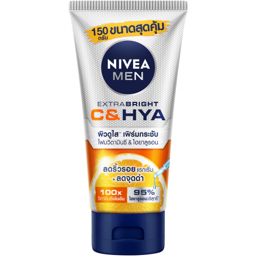 Nivea Men Bright C and Hya Age Wash 150g.