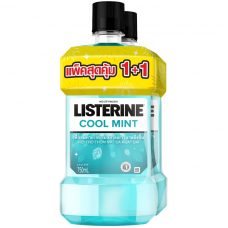 Listerine Cool Mint Mouthwash 750ml. Pack 2