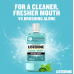 Listerine Coolmint Zero Mouthwash 750ml. Pack 2
