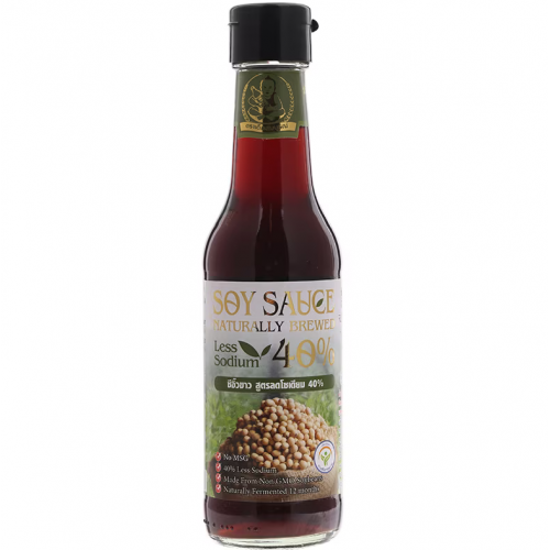 Healthy Boy Soy Sauce Less Sodium 40percent 250ml.