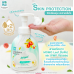 Shokubutsu Whipped Foaming Bath Momo Leaf 450ml.