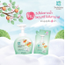 Shokubutsu Whipped Foaming Bath Momo Leaf 450ml.