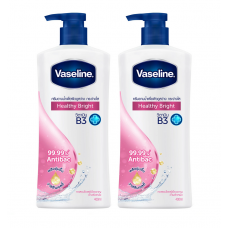 Vaseline Body Wash Healthy Bright 400ml. Pack 2