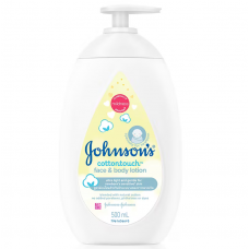 Johnsons Cotton Touch Face and Body Lotion 500ml.