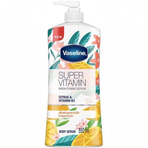 Vaseline Super Vitamin Brightening Citrus and Vitamin B3 Serum 550ml