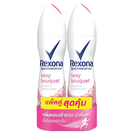 Rexona Sexy Bouquet Spray 135ml.Pack2