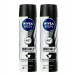 Nivea Men Black and White Invisible Spray 150ml. Pack 2