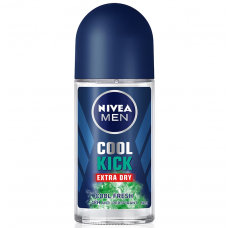 Nivea Men Cool Kick Extra Dry Cool Fresh Roll On 50ml