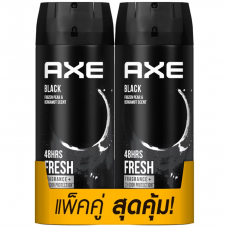 Axe Black Deodorant Body Spay 135ml.Pack2