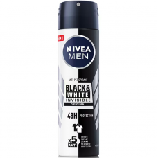 Nivea Men Black and White Invisible Deodorant Spray 150ml