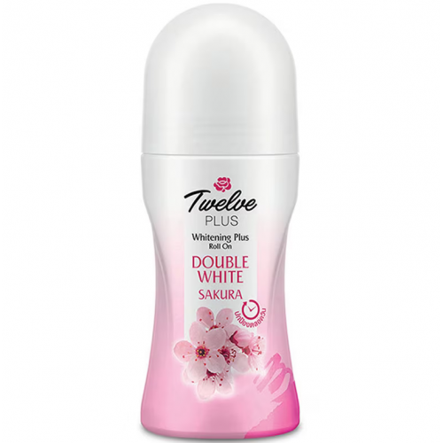 Twelve Plus Whitening Plus Roll On Double White Pink 45ml