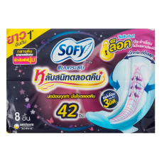 Sofy Body Fit Sanitary Napkin Night Slim Wings 42 cm 8 pcs.