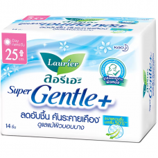 Laurier Sanitary Super Gentle Plus Wings 25cm. 14pcs.