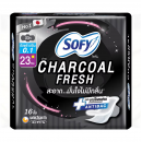 Sofy Charcoal Fresh Ultra Slim 0.1 Wing 23cm. 16pcs