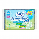 Sofy Cooling Fresh Natural Slim Wing 23cm. 12pcs.