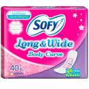 Sofy Pantyliner Long and Wide Unscemted 40pcs.
