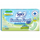 Sofy Panty Liners Cooling Fresh Natural Regular Scented 24pcs.