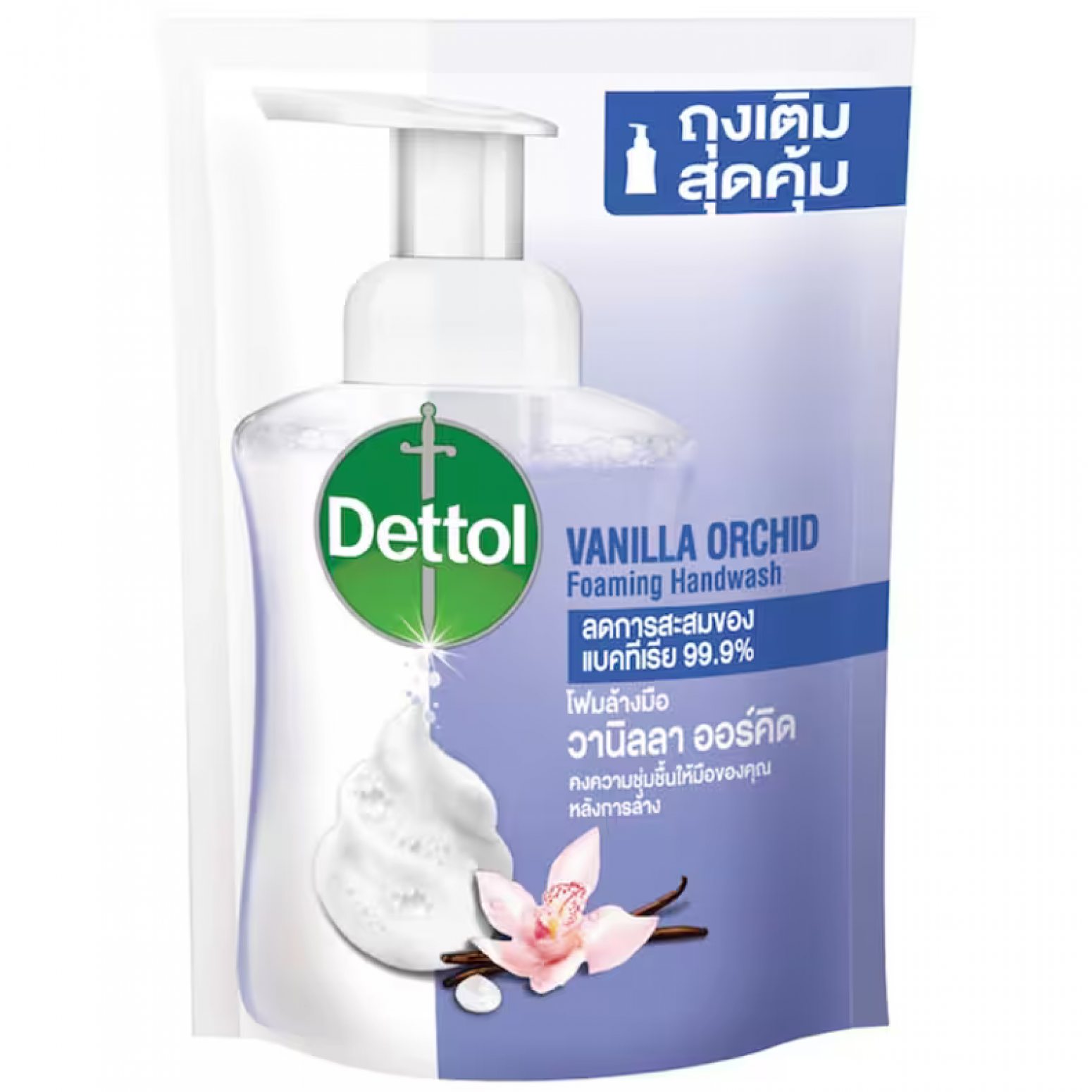 Dettol Foaming Handwash Vanilla Orchid 200ml. Refill