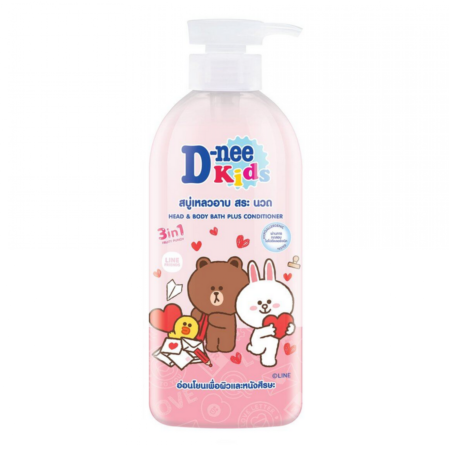 D-nee Kids Head Body Bath Plus Conditioner 450ml.