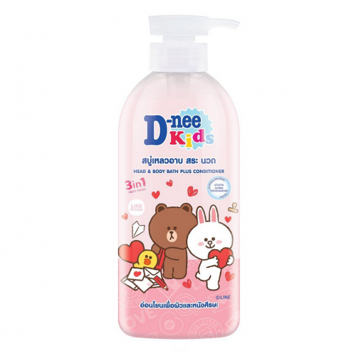 D-nee Kids Head Body Bath Plus Conditioner 450ml.