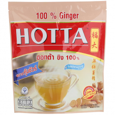 Hotta Instant Ginger100percent 7g. Pack 22sachets