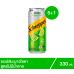 Schweppes Lime Soda Zero Sugar 330ml. Pack 5 Free 1