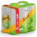 Schweppes Lime Soda Zero Sugar 330ml. Pack 5 Free 1