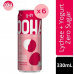 OOHA Lychee and Yogurt Flavored Soda 330ml. Pack 6