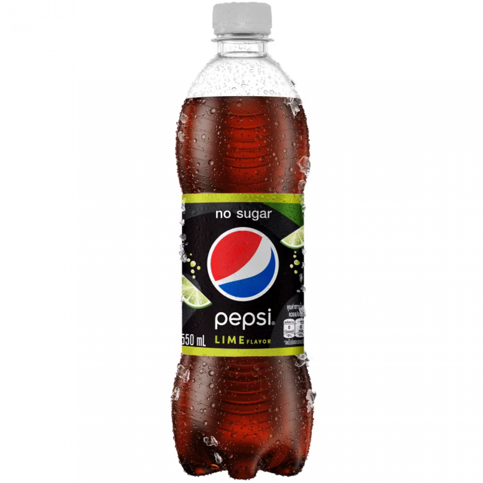 Pepsi No Sugar Lime Flavor 550ml.
