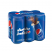 Pepsi Carbonated Drink Cola Flavour 245ml. Pack 6