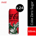 Coke No Sugar Can 325ml. Pack 24