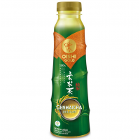 Oishi Gold Genmaicha Japanese Green Tea Drink Delight Fomula 400ml.