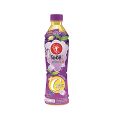 Oishi Green Tea Kyoho Grape Flavour with Nata de Coco 380ml.