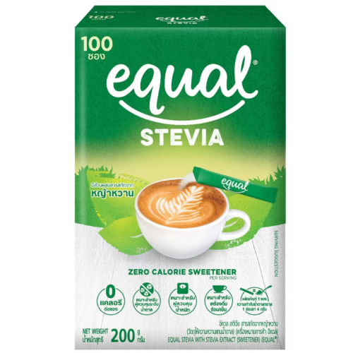 Equal Sweetener With Stevia Extract 2g. Pack 100