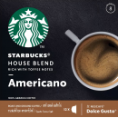 Starbucks Dolce Gusto Roast Ground Coffee House Blend Americano 102g.