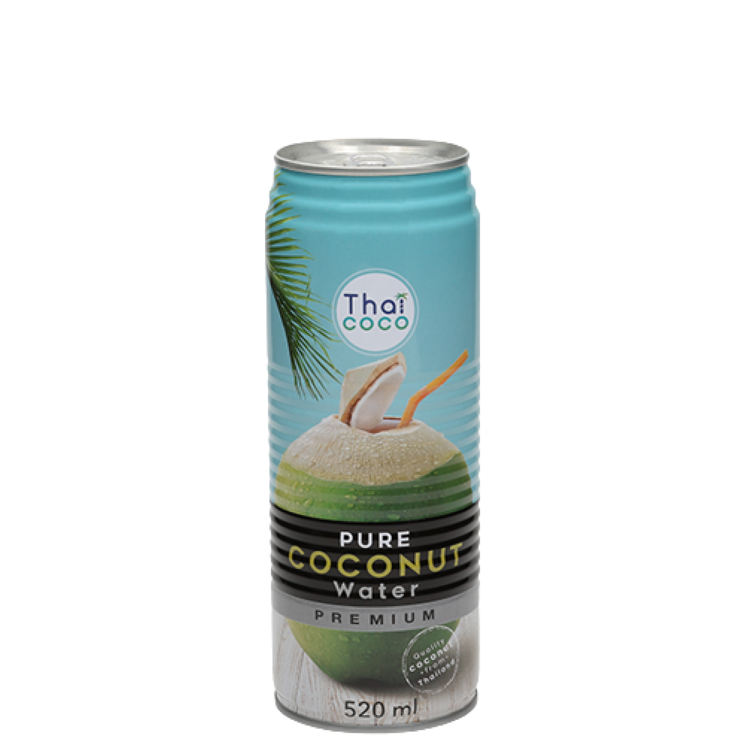 Canned coconut water with pulp 520 ml