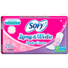 Sofy Panty liner Long and Wide Unscented 20pcs.