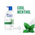 Head and Shoulders Cool Menthol Shampoo 370ml.