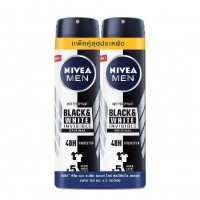Nivea Men Black and White Invisible Spray 150ml. Pack 2
