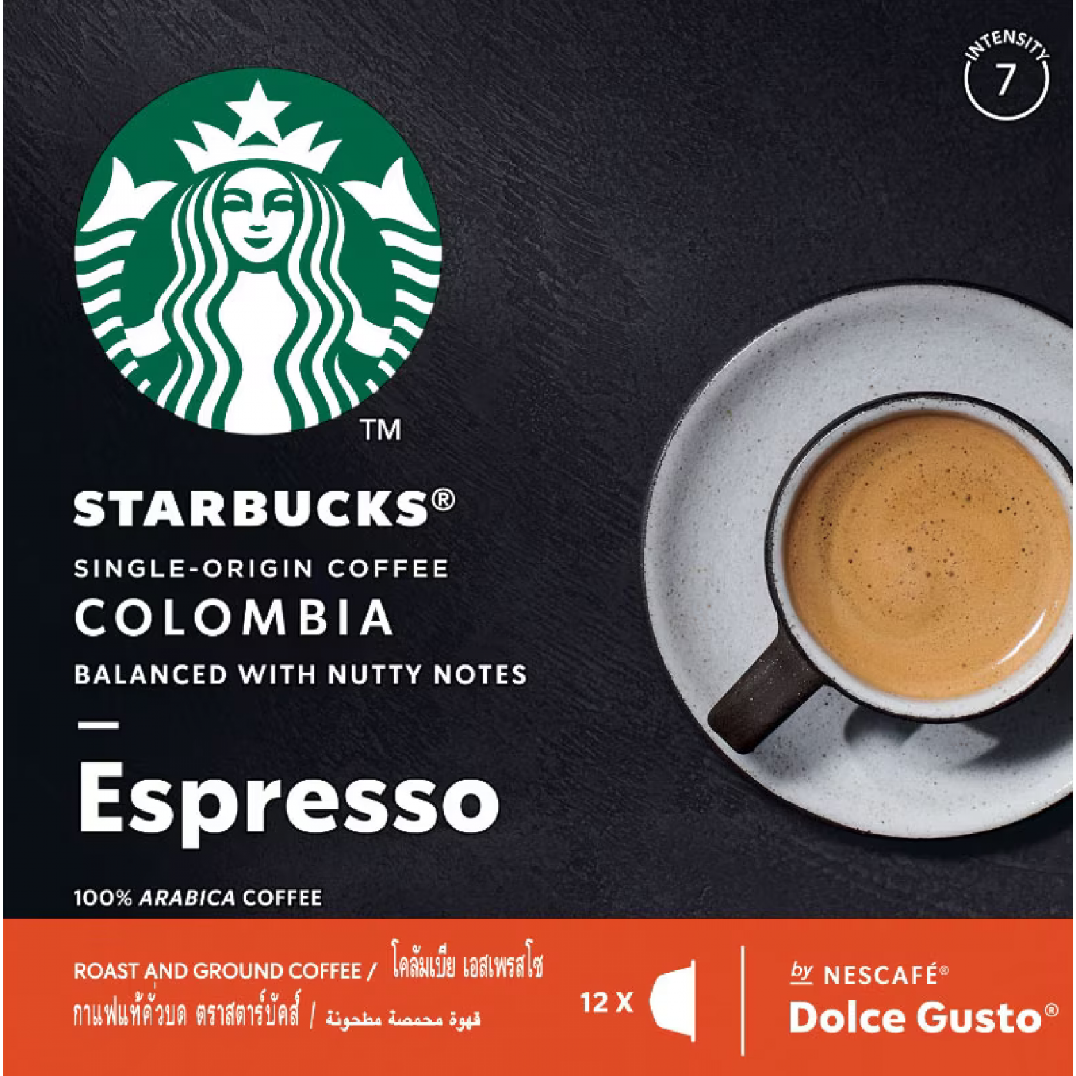 Starbucks Dolce Gusto Roast Ground Coffee Colombia Espresso