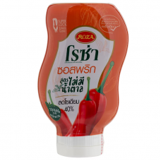 Roza Chili Sauce No Sugar 40percent Less Sodium 230g.