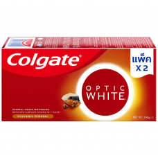 Colgate Optic White Volcanic Mineral Toothpaste 100g. Pack 2