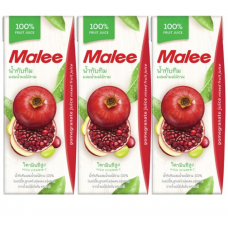 Malee Apple Juice 200ml. Pack 3