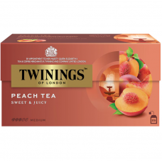 ﻿Twinings Tea Peach 2g. Pack 25