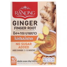 Ranong Ginger Finger Root No Sugar 5g. Pack 10 sachets