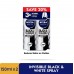 Nivea Men Black and White Invisible Spray 150ml. Pack 2
